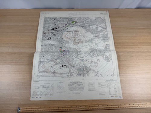 Ordnance survey map - ordnance,