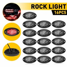 16x Red LED Rock Light Pods