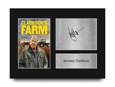 Jeremy Clarkson Farm Cool Gift Idea Printed Framed Autograph Picture for TV Fans