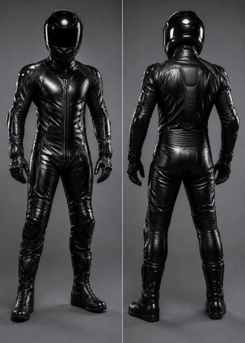 Men gloss black one piece - men's,
