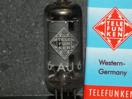 6au6 telefunken diamond bottom - 6au6,