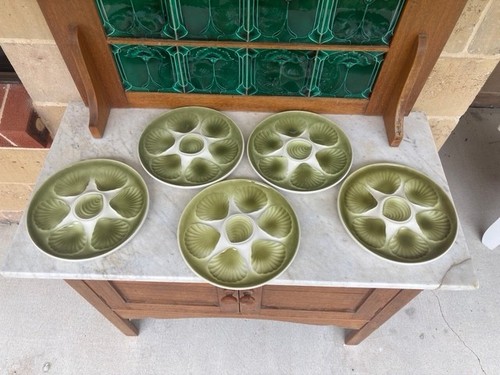 Oyster plates set - oyster,