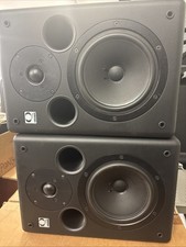 Pair Quested S7R Near field Studio Monitors With Power drive Pole Mounts