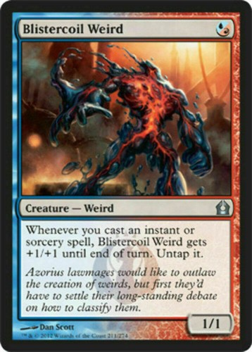Blistercoil weird return - return, to