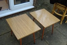 VINTAGE FORMICA SIDE TABLES