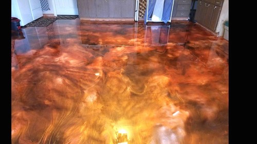 Metallic epoxy resin - metallic,