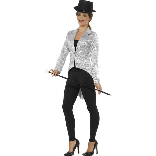 Lady tuxedo sequin tailcoat - lady,