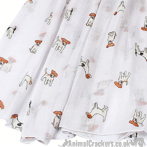 Ladies jack russell scarf - jack,