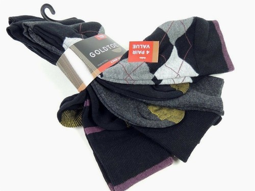 Gold toe casual socks argyle - gold,
