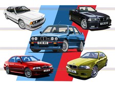 BMW Car Models Theme Retro