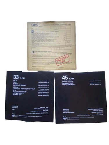 Ub40 signing off vinyl - -,