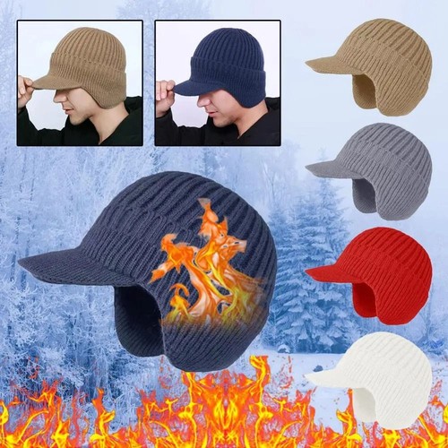 Mens peaked knit winter warm - mens,