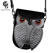 Steampunk Owl Crossbody Bag