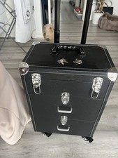 Lockable Makeup Cosmetic Storage Trolley Nail Technician Drawers  Beauty Case UK