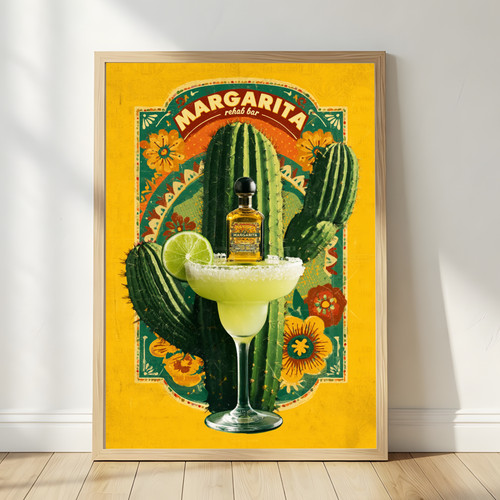 Margarita cocktail art - a4,