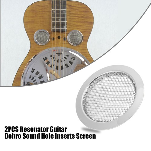 Silver dobro guitar - 2x,