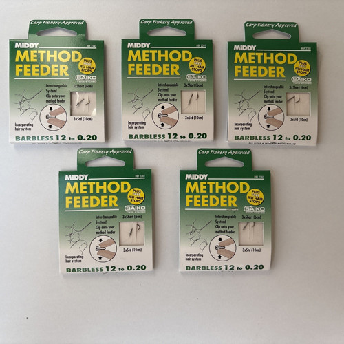 Middy method feeder barbless - method,