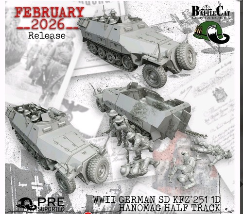 Wwii dak kfz - 1:72, sd