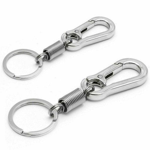 Keyring metal spring - spring, buckle