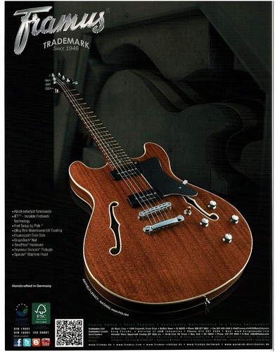 2012 framus mayfield legacy - 2012,
