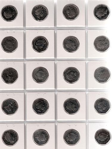 Qeii fifty pence - qeii, gb
