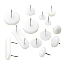 White Plastic Foot Nails