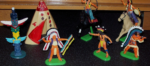 Vintage group indians - vintage,