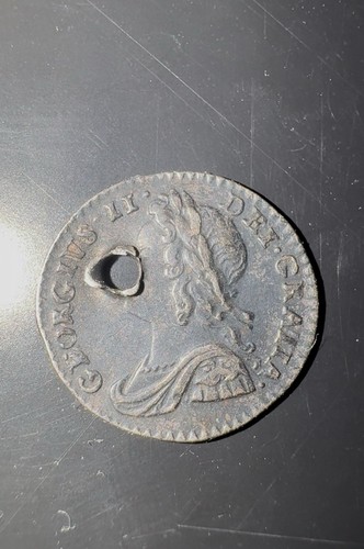 George 2nd maundy penny - 2nd,