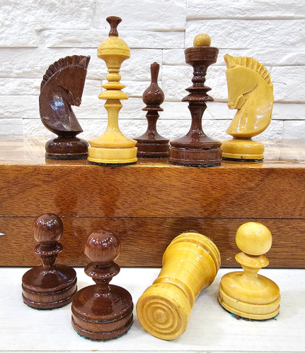 Rare soviet chess set - set, 1970s
