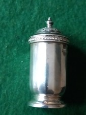Hallmarked Silver ~Pepperette ~ B/Ham 1928 ~ 28.99g Of Silver. 