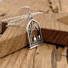 Graveyard Raven Pendant