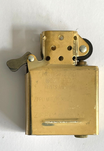 Zippo brass petrol - (new),