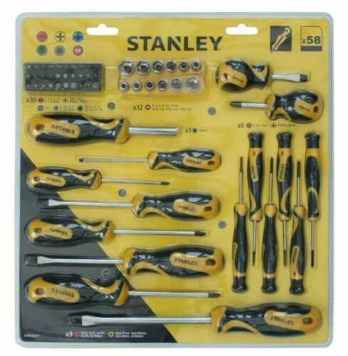 Stanley screwdriver soft grip - soft,