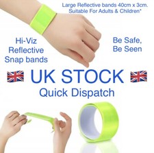 4 Reflective Snap Bands