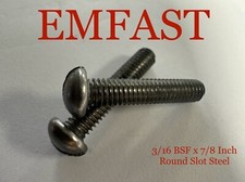 3/16 BSF x 7/8 round slotted