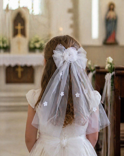 First holy communion white - holy,