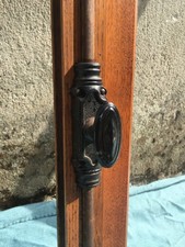 Solid French Oak windows reclaimed With original ironmongery. 