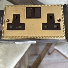 Brass Double Socket Used Rope Edging