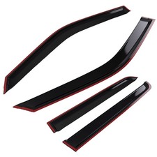 Rain Guard Kit for Land Rover Freelander 2 2007-2015 Wind Deflectors Black Set