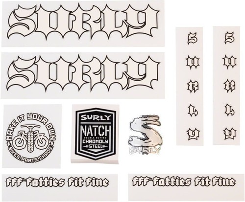 Surly born lose decal set - born,