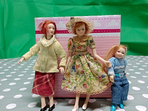 Vintage dolls house - dolls, emporium