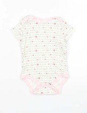 Kyle & Deena GirlsFloral Cotton Blend Leotard One-Piece Size 3-6M