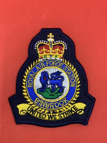 Raf binbrook station - binbrook, badge