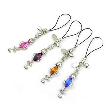 #15. 1 x CRYSTAL CAT with BELL PHONE/HANDBAG CHARM