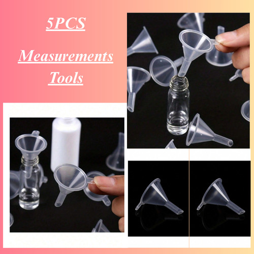 Mini clear funnels lab - funnels, oil