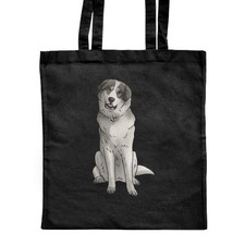 'Pyrenean Mountain Dog' Classic Black Tote Shopper Bag (ZB00018694)
