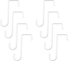 NEW 8 Pcs Vinyl Fence Hooks