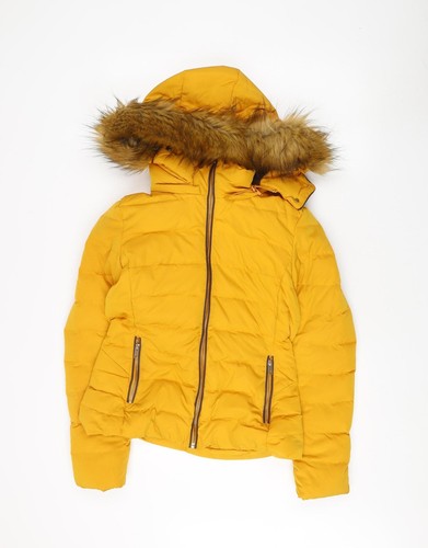 Zara women yellow - zara, puffer