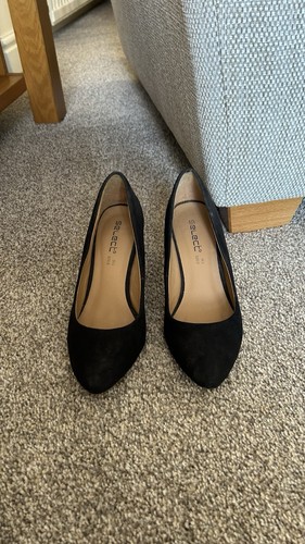 Black stilettosuede effect - black,