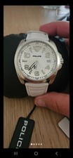 Police Sovereign White Dial